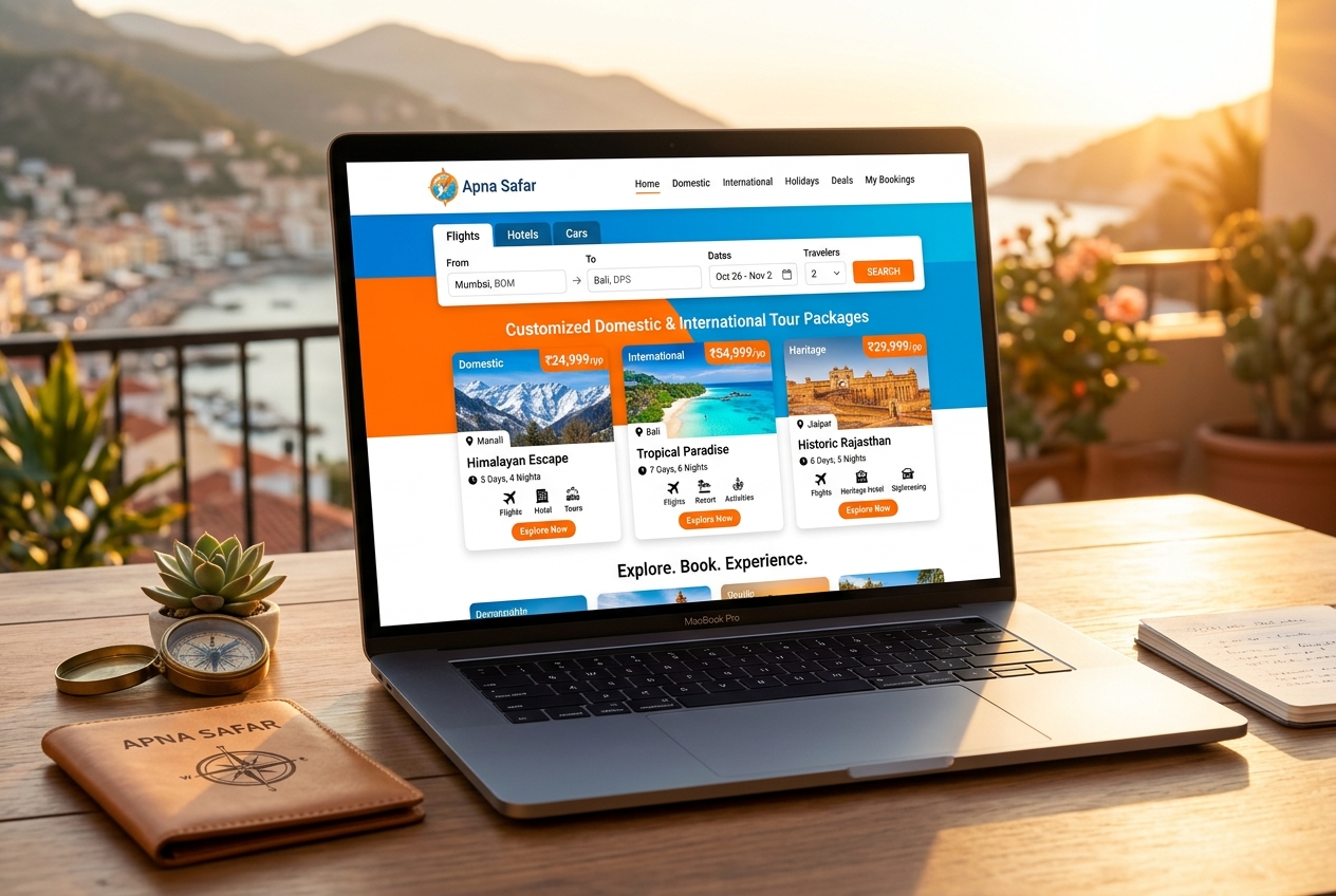 Apna Safar - A travel website